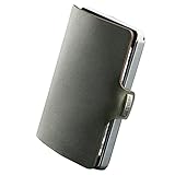 I-CLIP Original Slim Wallet Glattleder und Lochprägung (Glattleder,...