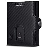 VON HEESEN Slim Wallet mit Münzfach & RFID-Schutz - Mini Geldbörse Herren &...