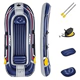 Bestway Hydro-Force Schlauchboot-Set, TRECK X3 SET, 307 x 126 x 39 cm, für 3...
