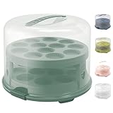 Rotho Fresh Tortenglocke hoch mit Trays, lebensmittelechter Kunststoff (PP)...