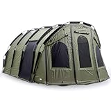 Lucx® Bigfoot Bivvy 4 bis 6 Personen Angelzelt Karpfenzelt 2 3 4 5 6 Mann...