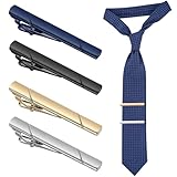 4 Stück Krawattennadel,Krawattenklammer,Krawattennadeln Für...