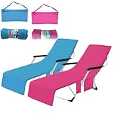 Qdreclod Strandtuch Mikrofaser, Schonbezug für Gartenliege Strandhandtuch,...