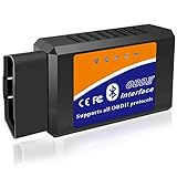 OBD2 Bluetooth Diagnosegerät Scanner Code Leser für iOS Android iPhone...