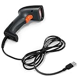 JRHC Barcode Scanner, 1D Handheld USB verdrahteter CCD Barcode Leser...