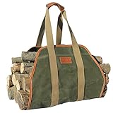 INNO STAGE Kaminholzkorb Holztragetasche, langlebiger Brennholz Halter mit...