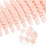 LIARTY 240 Stück Französisch Falsche Nägel Zum Aufkleben Kurz Natur Runde...