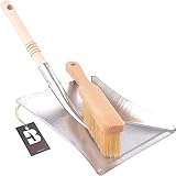BAUSTER® Besen mit Kehrschaufel Set Handbesen Schaufel Kehrgarnitur Kehrblech...