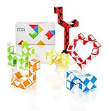 CUBIDI® Original Mini Magic Snakes 6er Set - mit 24 Blöcken pro Snake |...