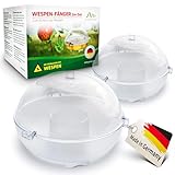 GARDIGO® Wespenfalle - 2er Set | Wespen Abwehr mit 13cm Durchmesser | Made in...