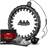 Active 100 Smart Hula Hoop, Gewichteter Hula Hoop, Verstellbarer...