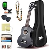 Everjoys Sopran Ukulele Set für Kinder und Erwachsene 21 Zoll Ukulele Starter...