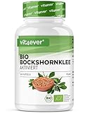Bio Bockshornklee Aktiviert - 365 Kapseln - Hochdosiert mit 2600mg je Tagesdosis...