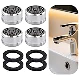 4PCS Wassersparend Strahlregler M24 Wasserfluss, Wassersparende Perlatoren für...