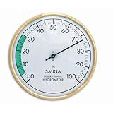 TFA Dostmann Analoges Sauna-Hygrometer, Luftfeuchtigkeit, hitzebeständig, ideal...
