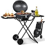 KESSER® elektrischer Elektrogrill 2in1 Tischgrill - Standgrill mit Deckel und...