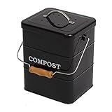 Biomülleimer Küche -6l-Enthält Einen Aktivkohlefilter Küchenkomposter -...