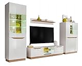MEBLE KRYSPOL Wohnwand Wohnzimmer Fame – Wohnzimmer Möbel – Wohnwand Modern...