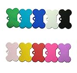 Knochenförmige Erkennungsmarke, 10 Stück Hundemarke...