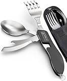 ORBLUE Campingbesteck klappbar, Outdoor Survival Besteck Set (2er-Pack), Perfekt...
