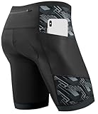 Cycorld Radlerhose Herren mit Sitzpolster 4D, Radhose Herren Fahrradhose...