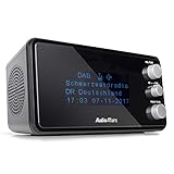 AudioAffairs Digitaler Radiowecker DAB+ | UKW/FM | dimmbares Display | Wecker...