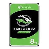Seagate BarraCuda 8TB interne Festplatte HDD, 3.5 Zoll, 5400 U/Min, 256 MB...