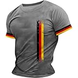Deutschland Herren T-Shirt EM 2024 Fußball Trikot mit Nummer Tshirt Deutschland...