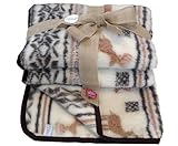 Sheep Dreams Wolldecke Schafwolldecke Wohndecke 100% Merino Schurwolle Lammwolle...