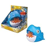 PUSTEFIX Mini Seifenblasenmaschine Hai I Seifenblasen Kinder Set I Bubble Spaß...