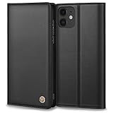 Handyhülle für iPhone 12/12 Pro Hülle, Premium Lederhülle Schutzhülle...