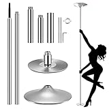 Roluck Pole Dance Tanzstange, 45 mm Durchmesser Einstellbare Länge Professional...