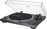 Audio-Technica LP120XUSBBK Direktangetriebener Plattenspieler (Analog und USB)...