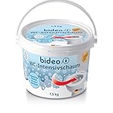 bideo® WC Reiniger-Intensivschaum (1,5 kg) für intensive WC Reinigung bis...