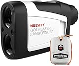 MiLESEEY Entfernungsmesser Golf mit Slope On/Off, 600M Golf Laser...