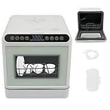 LKHDONG Mini Geschirrspüler Spülmaschine mit 6 Liter Wassertank, Freistehender...