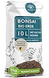 Bonsai Erde Indoor 10 L - Bonsaierde mit 100 Tage Startdünger - Ficus Erde &...