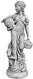 gartendekoparadies.de Massive Steinfigur Statue Frau Motiv Sommer antik aus...