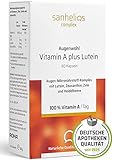 Sanhelios® AUGENWOHL Vitamin A + Lutein + Zink + Zeaxanthin + Heildelbeere in...