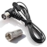 Bingfu FM UKW Radio Antenne Wurfantenne 75 Ohm Koax-Kupplung Dipolantenne...