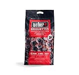 Weber Grill-Briketts (8kg Sack), für Lange und konstante Glut, ideal für...