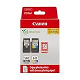 Canon Tinte & Papier Multipack - PG-540/CL-541 Original Drucker Tintenpatronen...