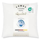 ZOLLNER Deluxe Daunenkissen aus 100% Daunen - Made in Germany – für...