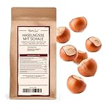 Kamelur Haselnüsse mit Schale aus Italien - 5kg - Hochwertige Nüsse mit Schale...
