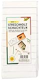 folia 2407 - Streichholzschachteln, ca. 11 x 6 x 2 cm groß, 12 Stück, blanko...