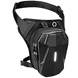 ISEYOU Beintasche Motorrad, Oberschenkeltasche für Herren Damen, Leg Bag mit...
