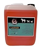 Weiß-Premium Lachs-Öl reines Fischöl für Hunde 10L