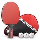 JOOLA Carbon Tischtennisschläger ITTF zugelassener Profi Tischtennis-Schläger...