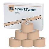 SL SportTape - wasserabweisendes Tape, selbstklebendes Physiotape, extra starke...