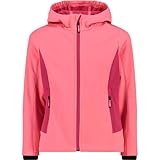 CMP - Kid G-Jacke mit fester Kapuze, Glanz-Fuxia, 164